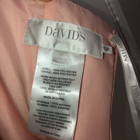 Strapless Crinkle Chiffon Dress with Cascade Skirt - Picture 4 of 5